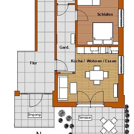 Alpenappartement Kleiner Apartman Tannheim